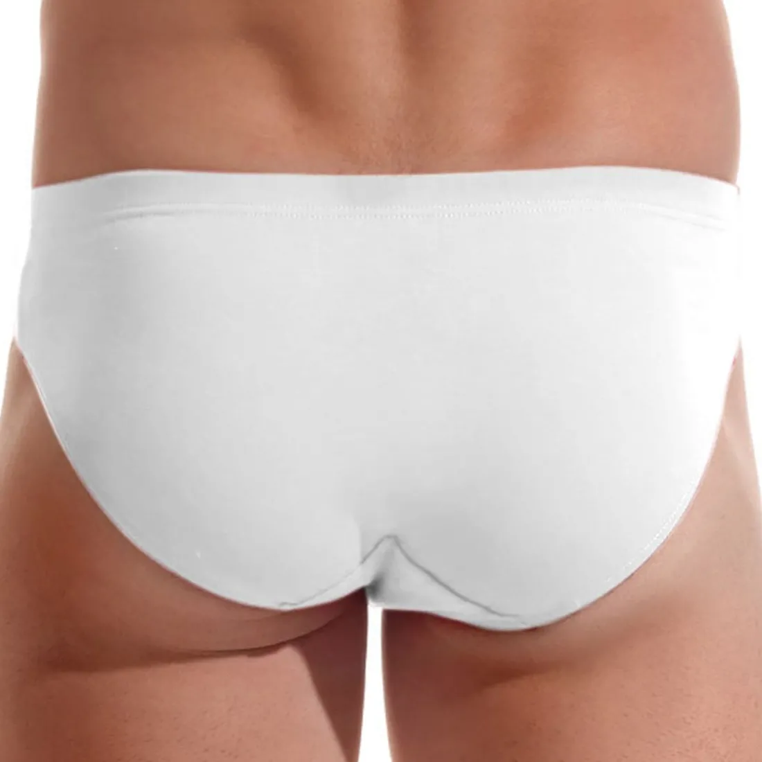 Slip blanc en coton