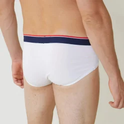Slip blanc en coton