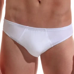 Slip Blanc moulant en coton