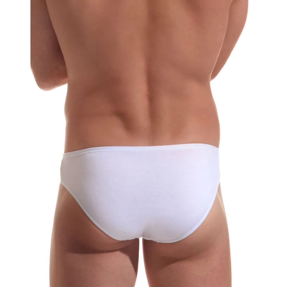 Slip Blanc moulant en coton
