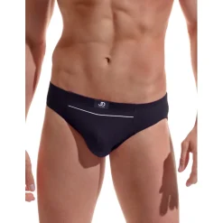 Slip bleu en coton