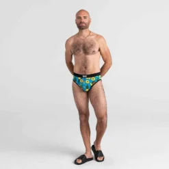Slip Bleu Saxx Underwear CO en viscose