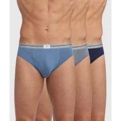 Slip ceinture élastique - Ultra Resist Dim bleu en coton