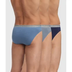 Slip ceinture élastique - Ultra Resist Dim bleu en coton