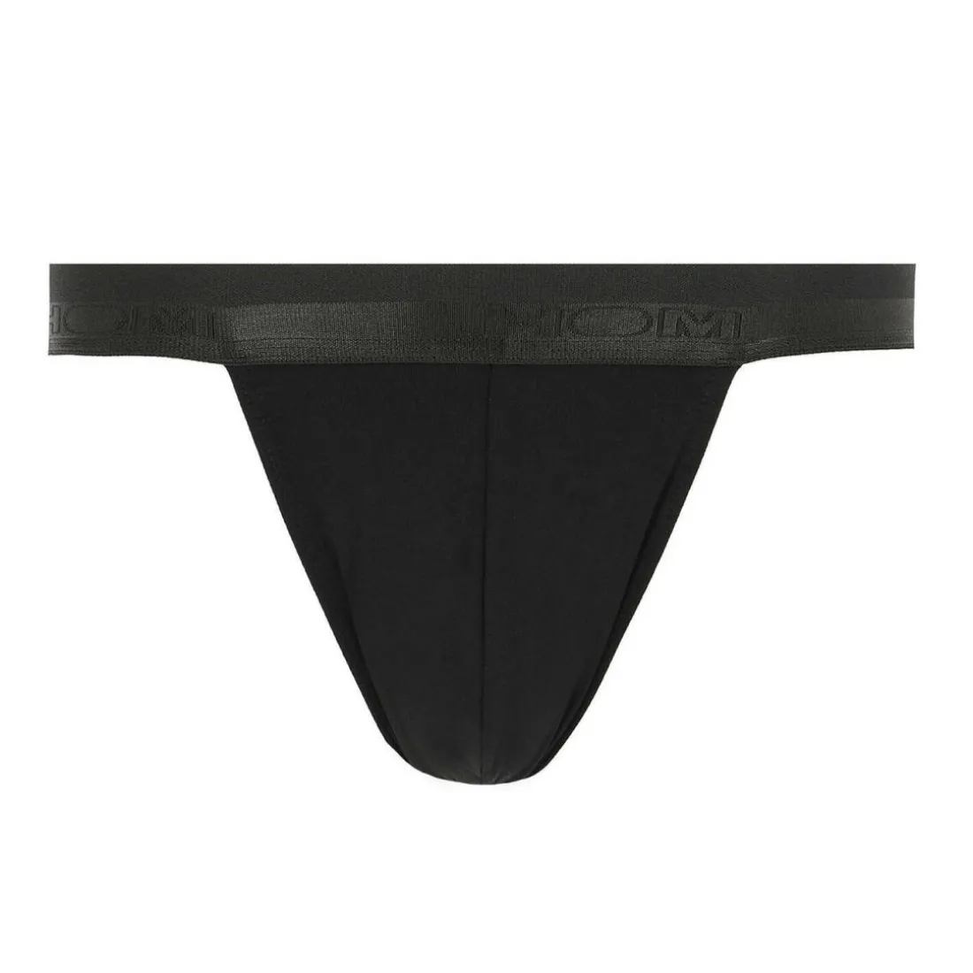 Slip échancré homme en coton et modal noir