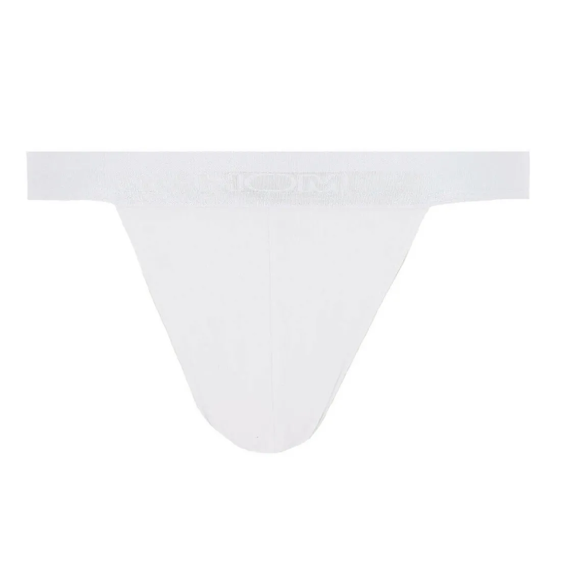 Slip échancré homme en coton et modal blanc
