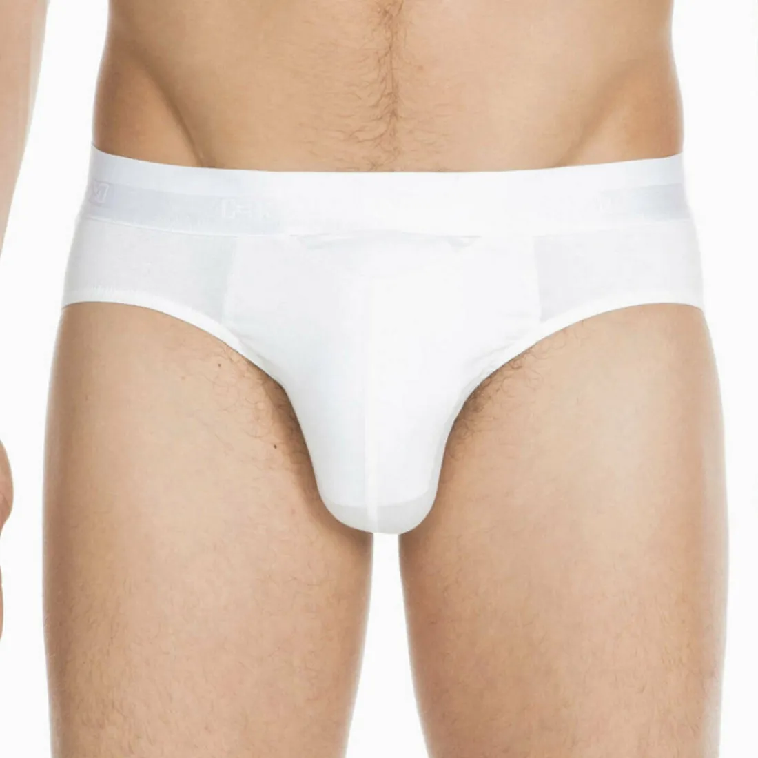 Slip HO1 blanc en coton