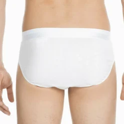 Slip HO1 blanc en coton
