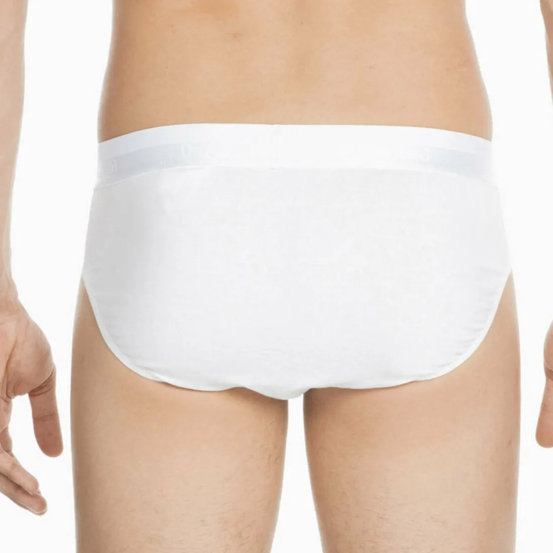Slip HO1 blanc en coton