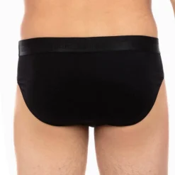 Slip HO1 noir en coton