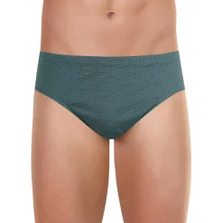 Slip homme Motifs coton mercerisé Eminence vert