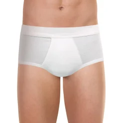 Slip Homme ouvert Coton Premium blanc