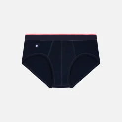 Slip marine en coton
