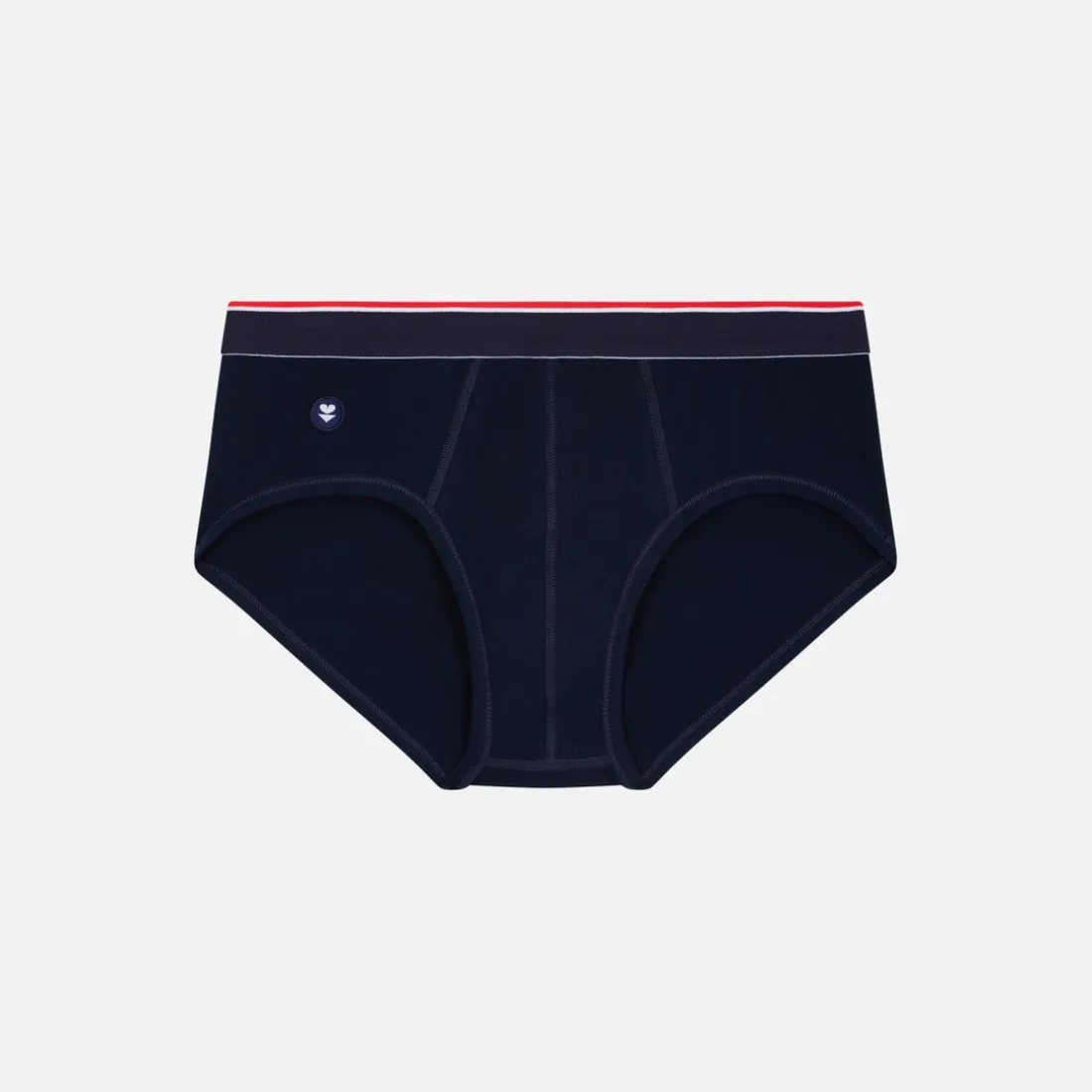 Slip marine en coton