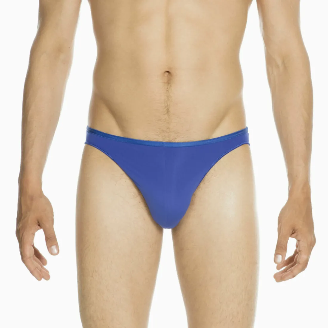 SLIP MICRO UNI BLEU EN MICROFIBRE ULTRA LEGERE – PLUMES Micro Briefs bleu