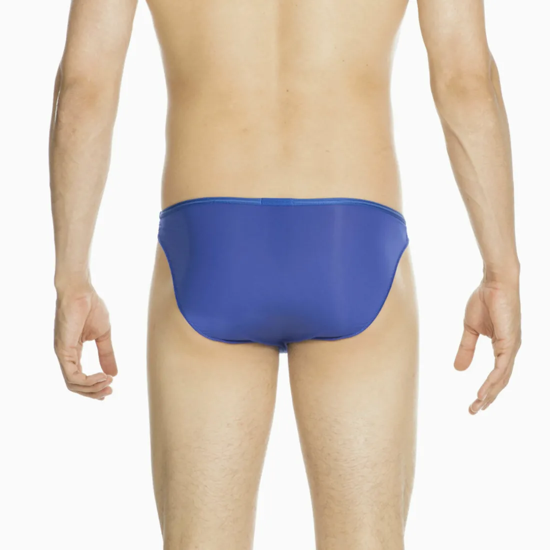 SLIP MICRO UNI BLEU EN MICROFIBRE ULTRA LEGERE – PLUMES Micro Briefs bleu