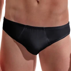 Slip moulant en coton noir
