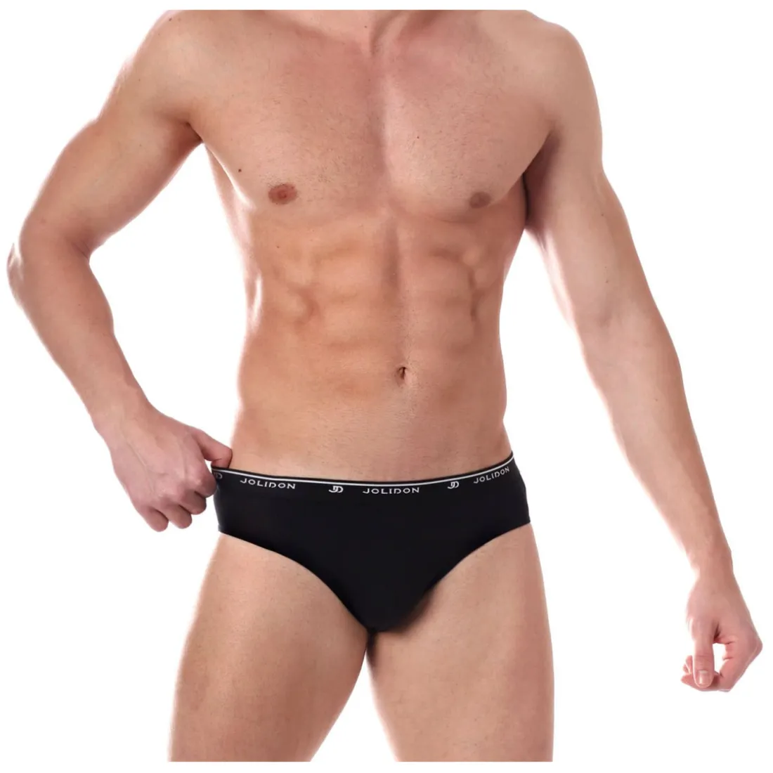 Slip noirs en coton