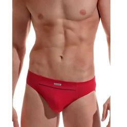 Slip rouge en coton