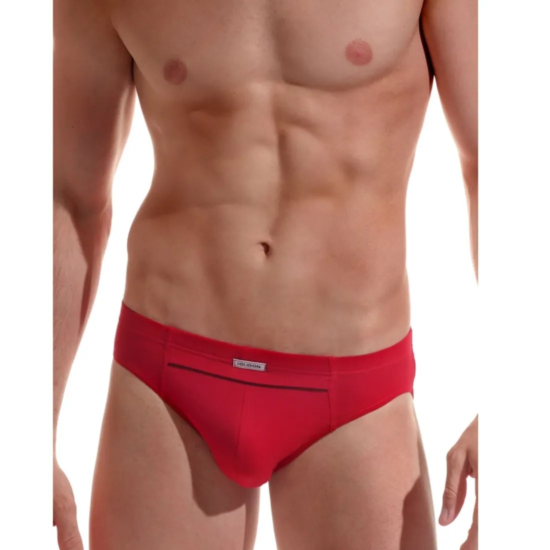 Slip rouge en coton
