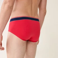 Slip rouge en coton