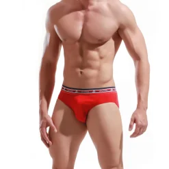 Slip rouge moulant en coton