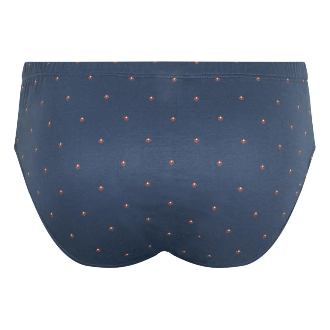 Slip taille basse homme Motifs Eminence violet en coton
