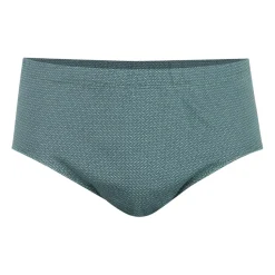 Slip taille haute fermé homme Motifs Eminence vert en coton