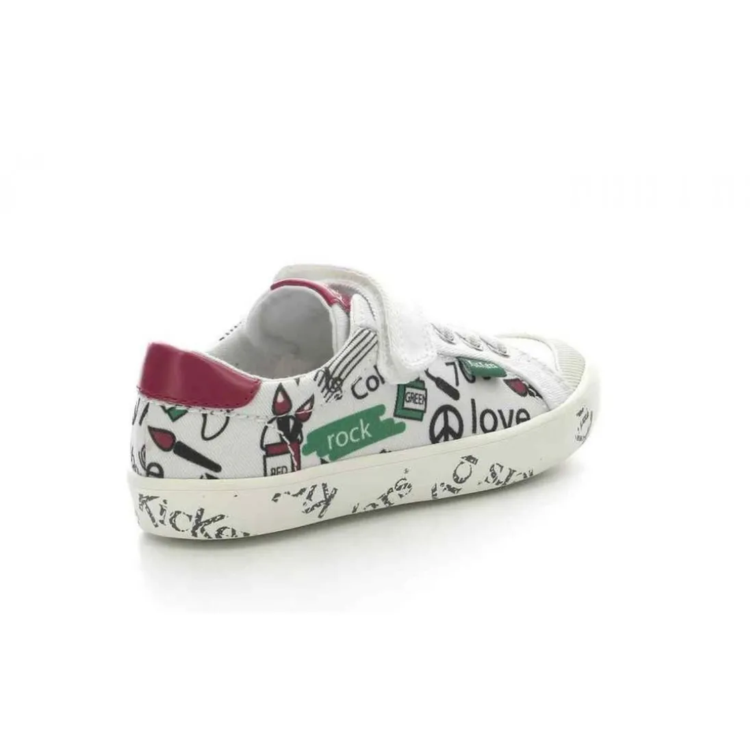 Sneakers Bas Garcon GODY blanc