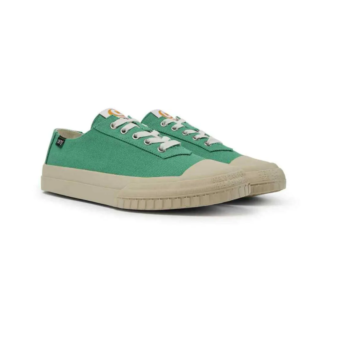 Sneakers bas homme CAMALEON vert en coton