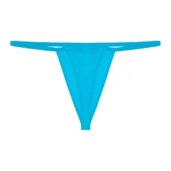 String bleu de la collection PLUME G-String