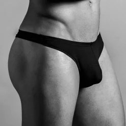 String noir en coton de la collection FREDDY G-String