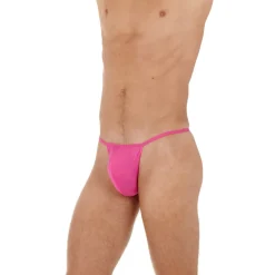 String rose de la collection PLUME G-String