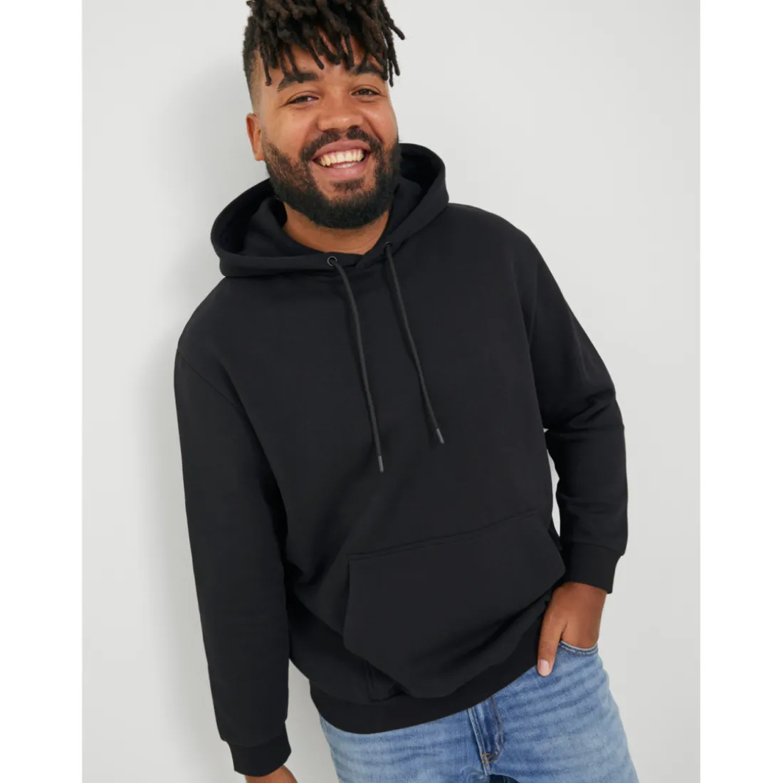 Sweat à capuche Relaxed Fit Manches longues Noir Scott