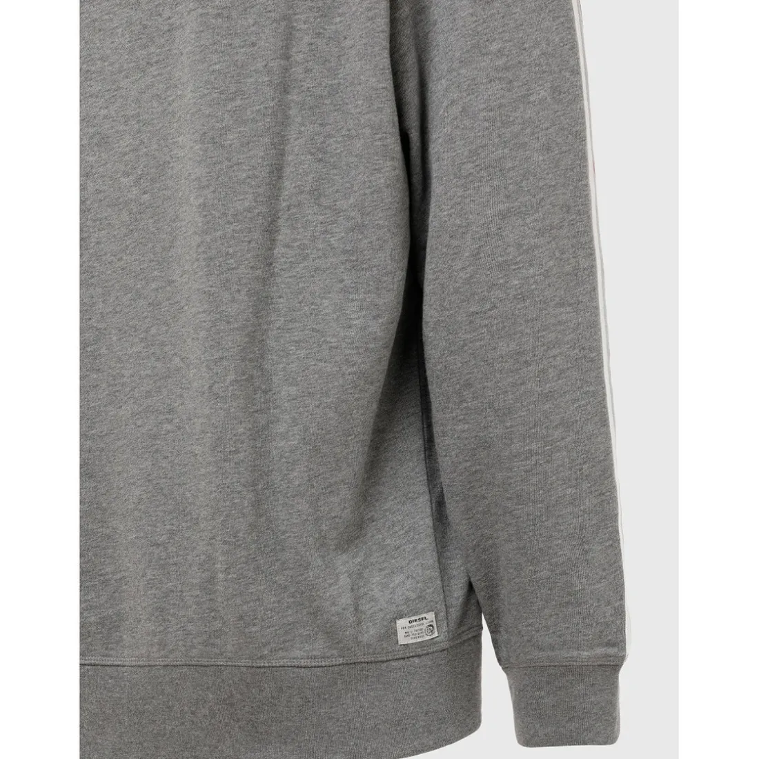 Sweat à capuche zippé - Gris en coton