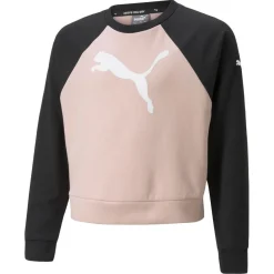 Sweat crop en coton bicolore MDRN SPT rose