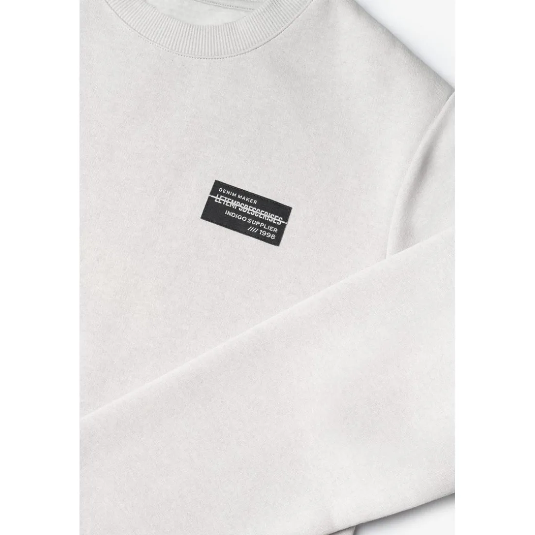 Sweat garçon Galaxbo gris en coton