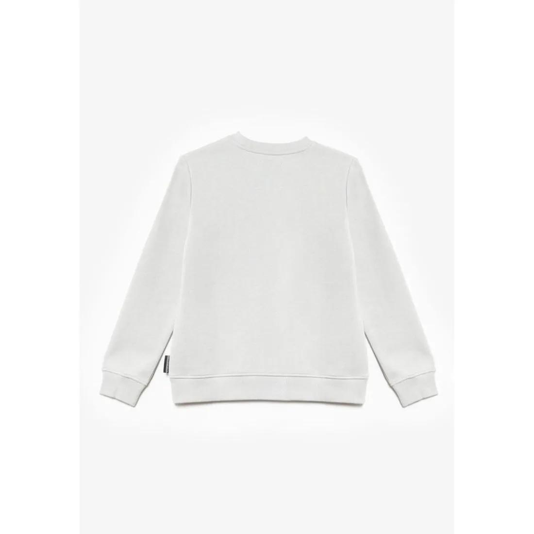 Sweat garçon Galaxbo gris en coton