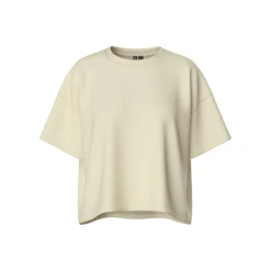 Sweat manches courtes loose fit Chilli gris en coton Gail