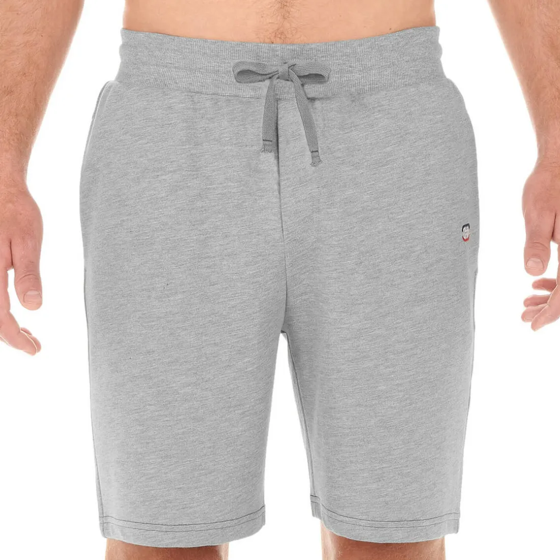 Sweat Shorts gris chiné