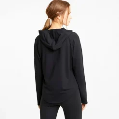 Sweatshirt à capuche femme ACTIVE noir