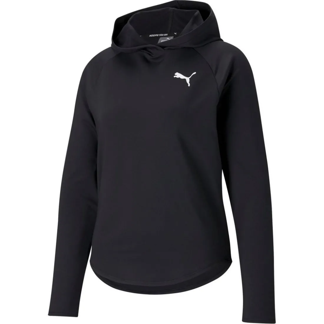 Sweatshirt à capuche femme ACTIVE noir