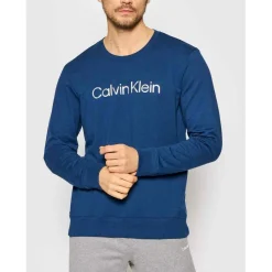 Sweatshirt à manches longues Homme - Bleu Calvin Klein Underwear en coton