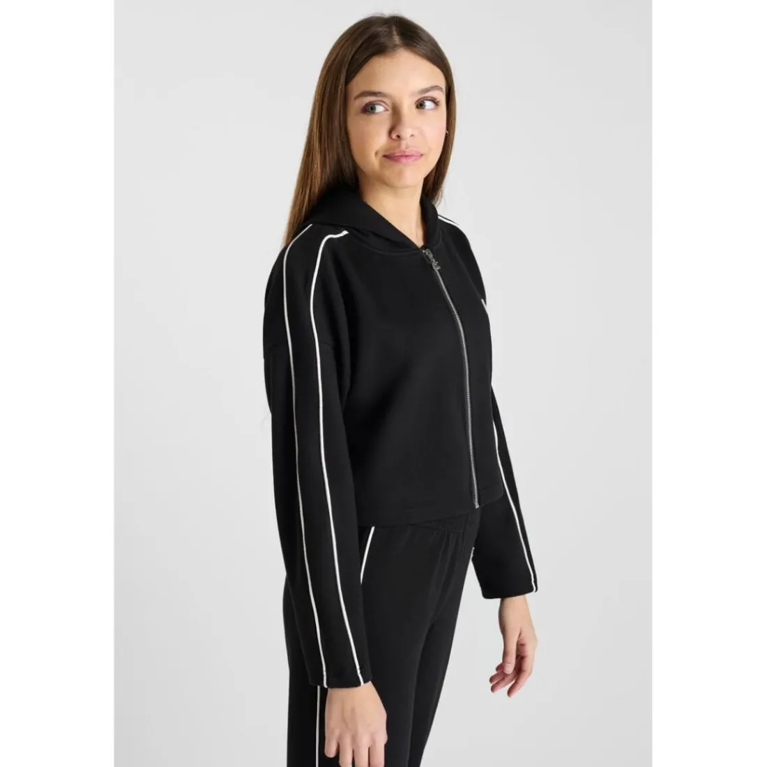 Sweat-Shirt capuche FRIPIGI noir Ana