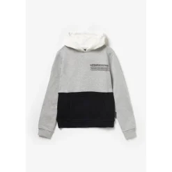 Sweat-Shirt capuche garçon INDIANAB noir