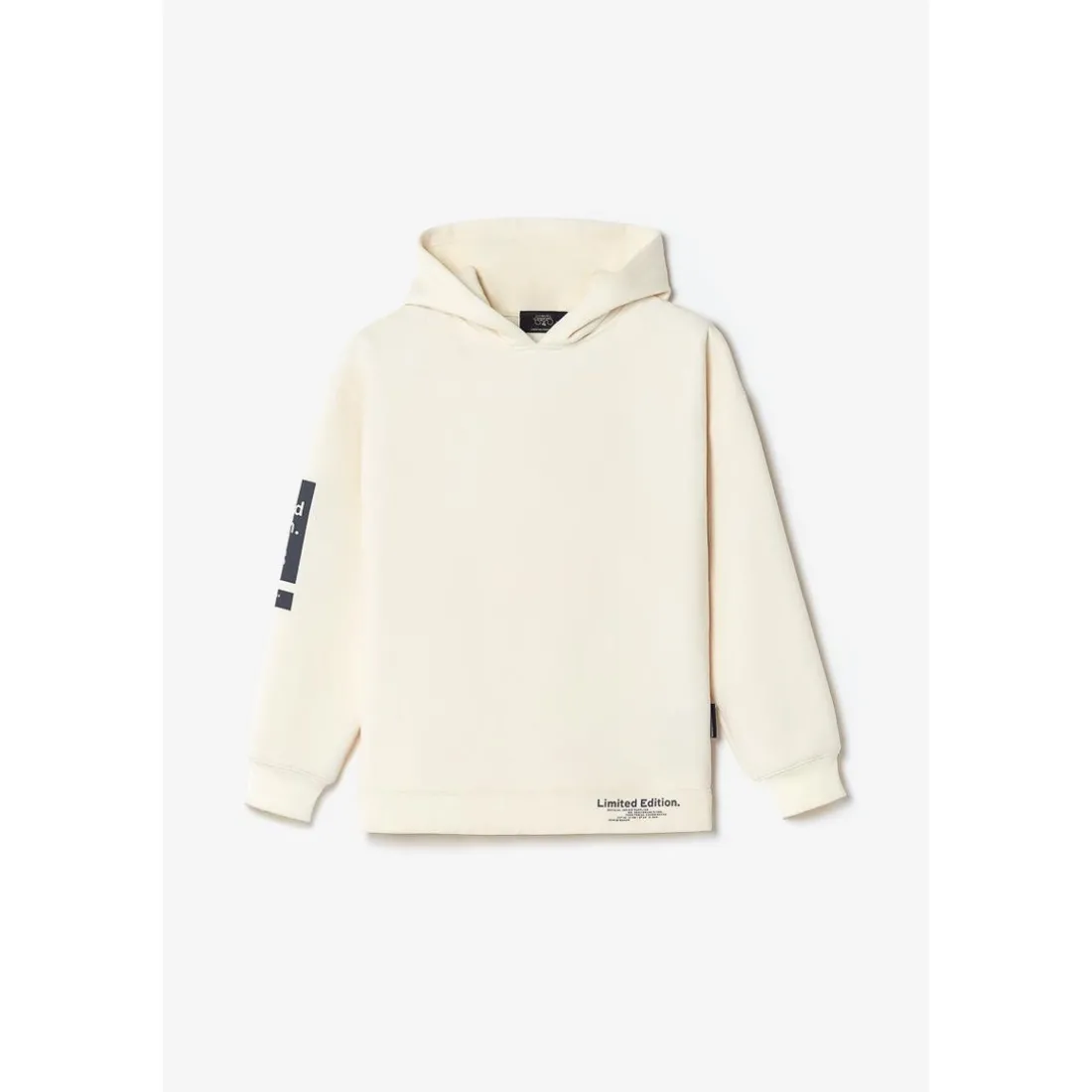 Sweat-Shirt capuche garçon BRUNOBO blanc en coton