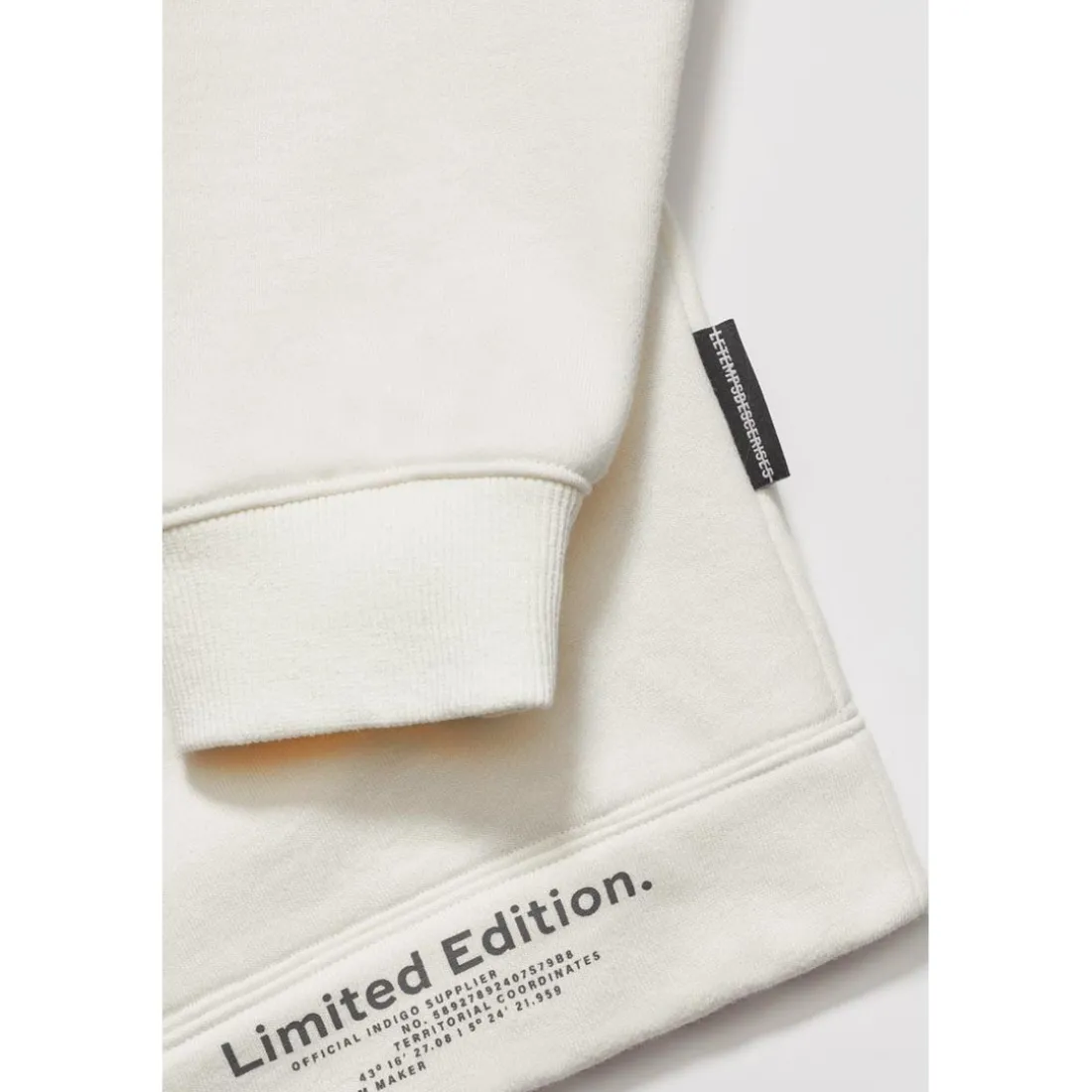 Sweat-Shirt capuche garçon BRUNOBO blanc en coton