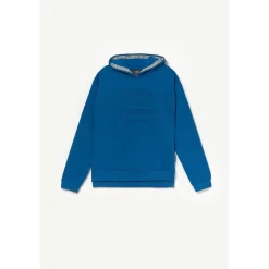 Sweat-Shirt capuche garçon SPYBO bleu en coton