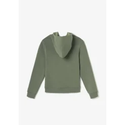 Sweat-Shirt capuche garçon MURABO vert en coton