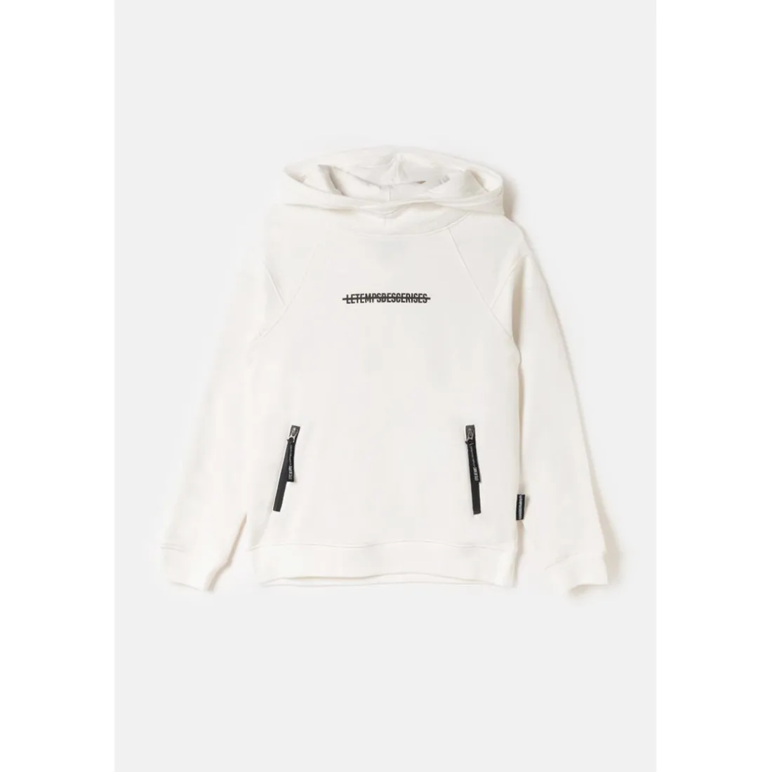 Sweat-Shirt capuche garçon MICHIBO blanc